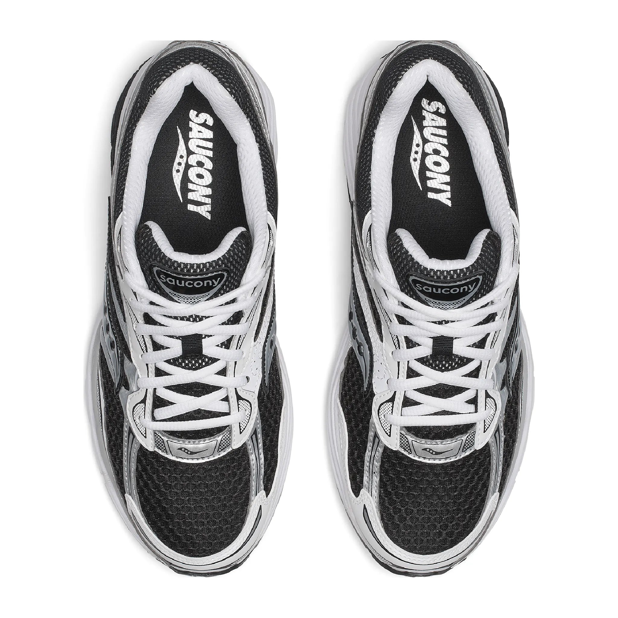 Upper View of Saucony Progrid Omni 9 Black White S101245-1006